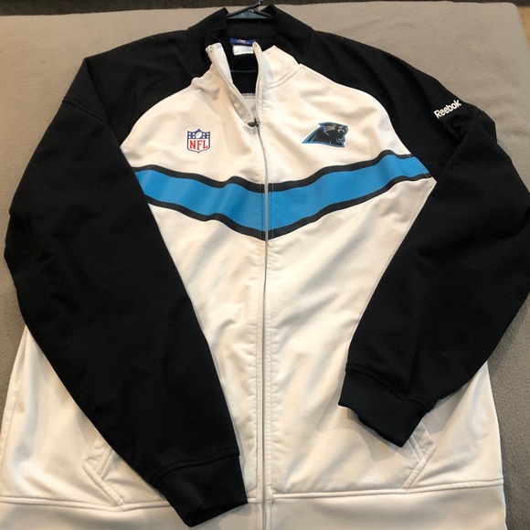 Reebok Other - Carolina Panthers Reebok On Fueld Full Zip adult 2XL Unisex Jacket pls Read